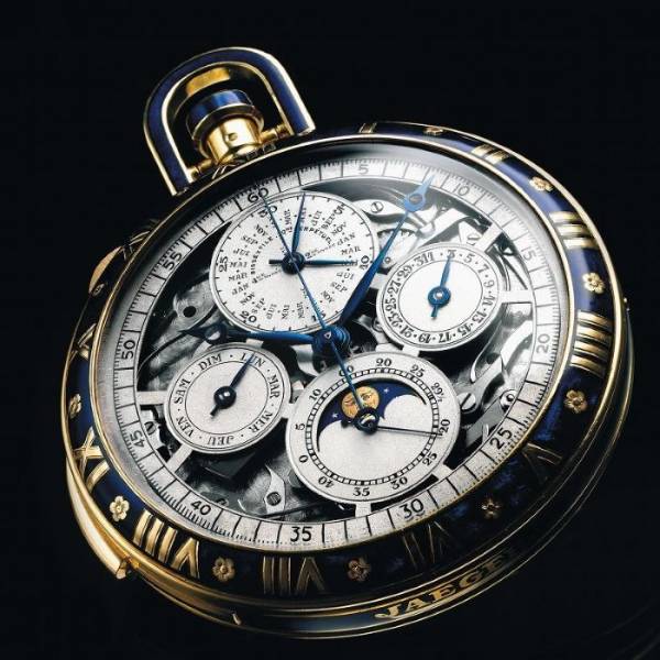 Карманные часы LeCoultre Grand Complication с вечным календарем и минутным репетиром