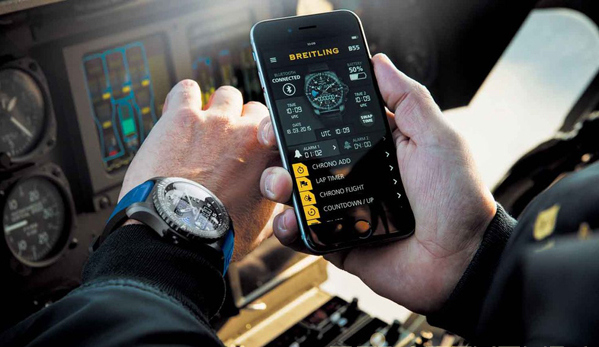 Хронограф Breitling В55 Connected синхронизируется со смартфоном