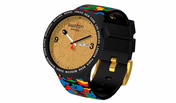 Часы Swatch x BAPE Big Bold 2020