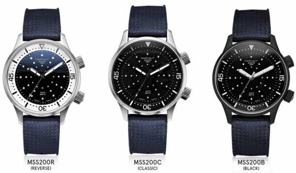 Часы Marnaut Seascape 200 в трех вариантах