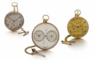 Три карманные модели часов Breguet XIX века на аукционе Sotheby’s