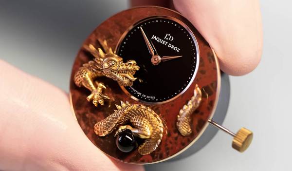 Часы Jaquet Droz Petite Heure Minute Relief Dragon