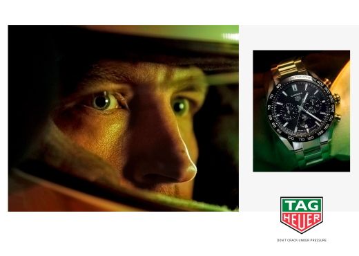 Новая реклама гоночного хронографа TAG Heuer Carrera