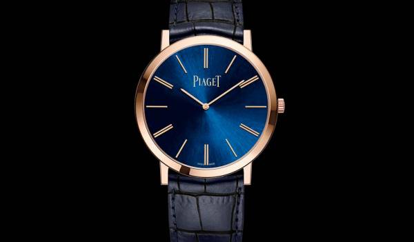 Волшебный синий цвет ультратонких часов Piaget Altiplano Blue