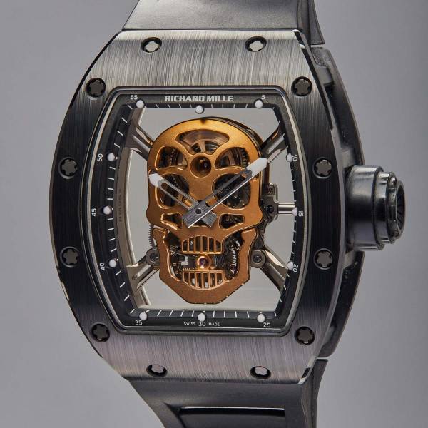 Часы Richard Mille RM052-01 Tourbillon Skull Tzp Nano-Ceramic