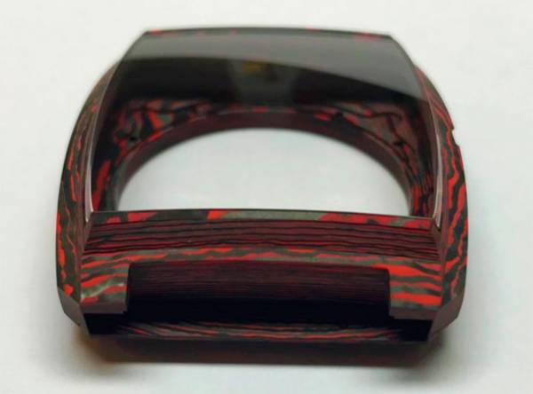 Карбоново-керамический композитный корпус часов Vault V2+ RED CC