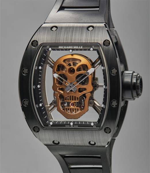 Часы Richard Mille RM52-01 AN CA-TZP (Tourbillon Skull)