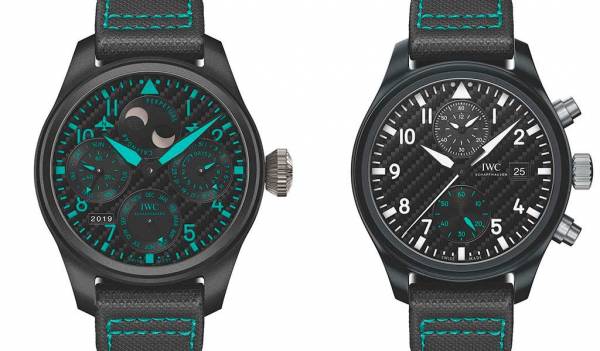 Часы Big Pilot's Watch Mercedes-AMG Petronas Motorsport и Pilot's Chronograph Edition Mercedes-AMG Petronas Motorsport