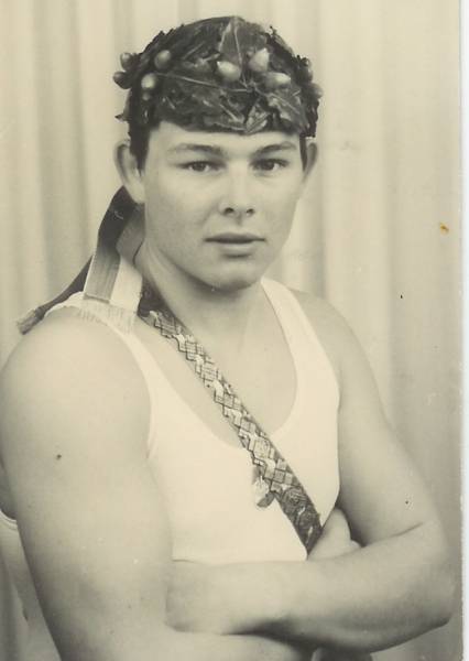 Филипп Дюфур на состязании по борьбе, 1968 год