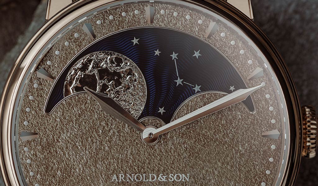 Часы Arnold & Son Perpetual Moon Obsidian