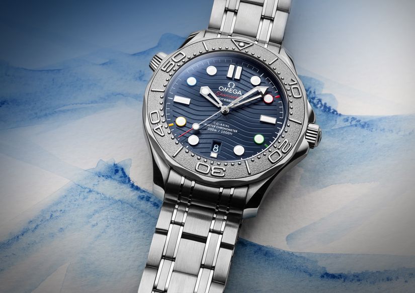 Часы Omega Seamaster Diver 300M Beijing 2022 Special Edition