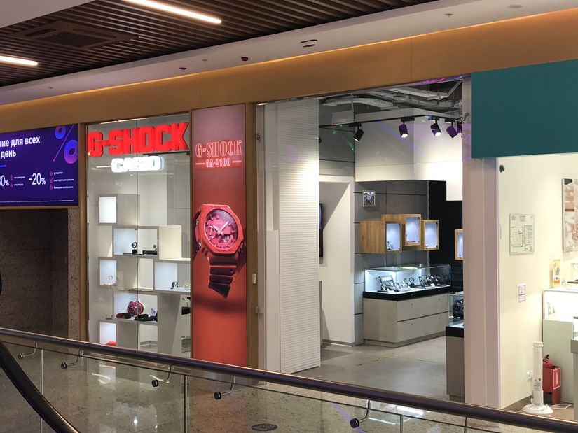 В Москве открылся еще один монобрендовый магазин G-Shock