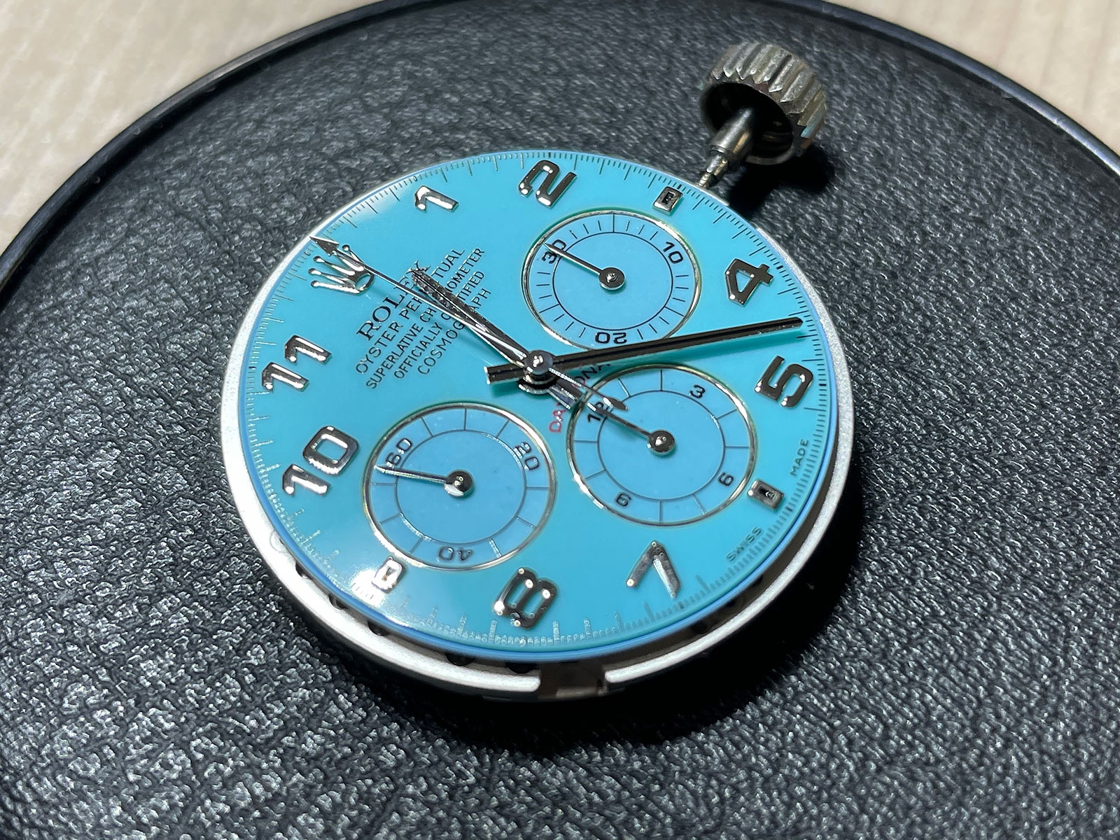 Циферблат из бирюзы часов Rolex Daytona