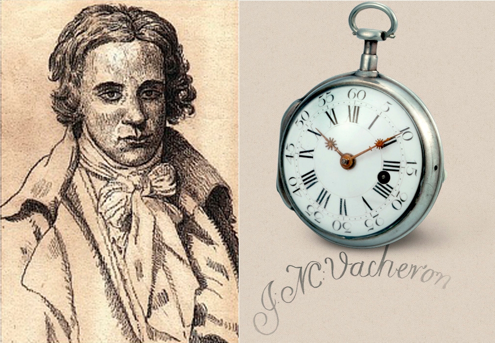 Жан-Марк Вашерон и карманные часы с его инициалами