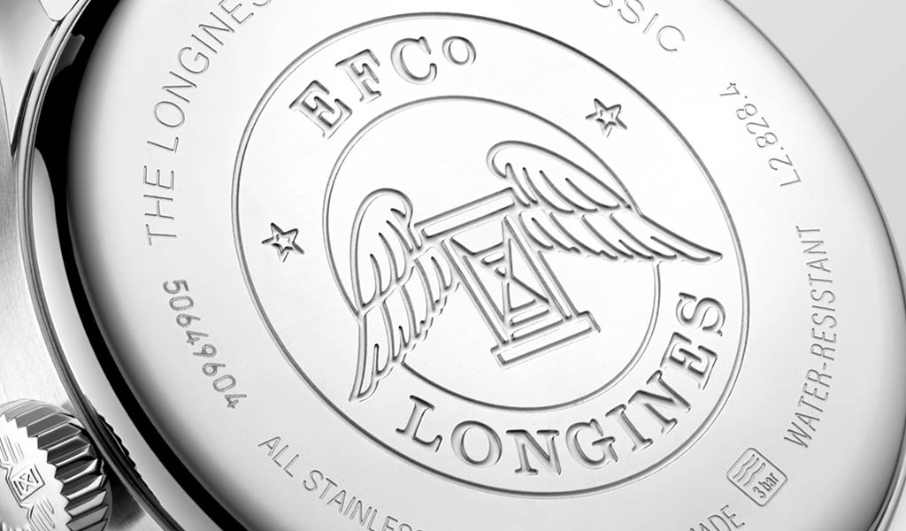 Часы Longines Heritage Classic с черным секторным циферблатом