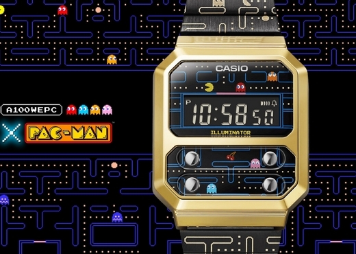 Часы Casio Vintage x PAC-MAN на тему популярных видео игр