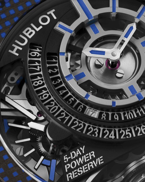Часы Hublot MP-09 Tourbillon Bi-Axis 5 Days Power Reserve 3D Carbone