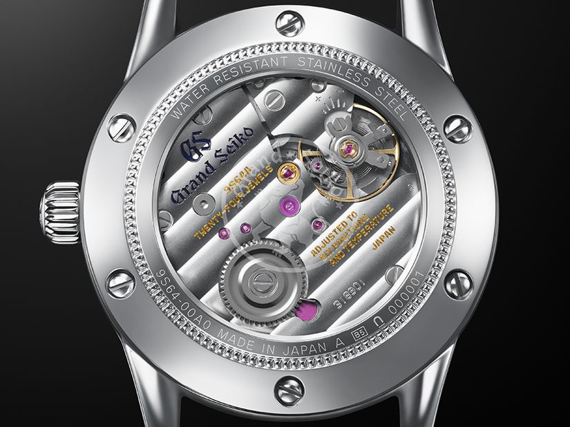 Задний вид часов Grand Seiko из коллекции Elegance (модели SBGW267 и SBGW269)
