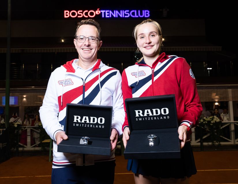 Участники благотворительного теннисного турнира Bosco Friends Open