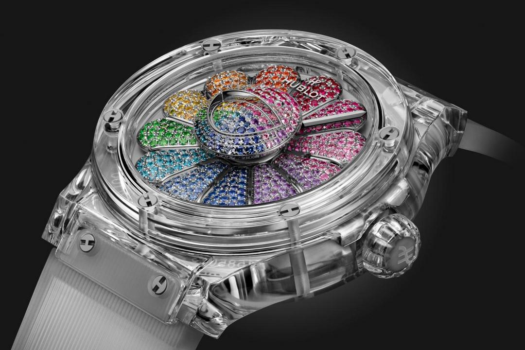 Часы Hublot Classic Fusion Takashi Murakami Sapphire Rainbow