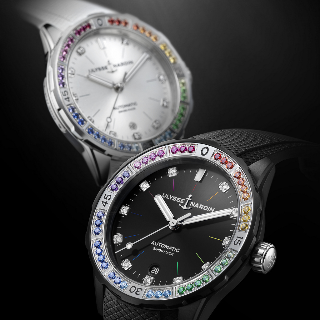 Часы Ulysse Nardin Lady Diver Rainbow 39 мм