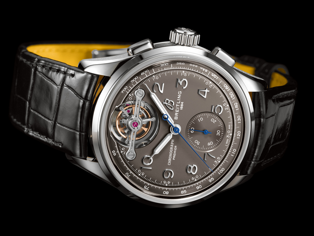 Часы Premier B21 Chronograph Tourbillon 42 Gaston Breitling