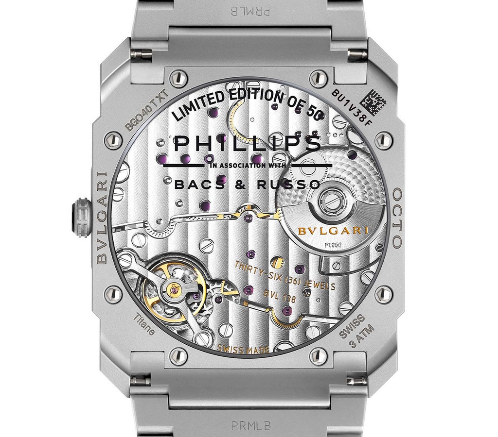 Часы Bulgari Octo Finissimo Special Edition Phillips In Association With Bacs & Russo