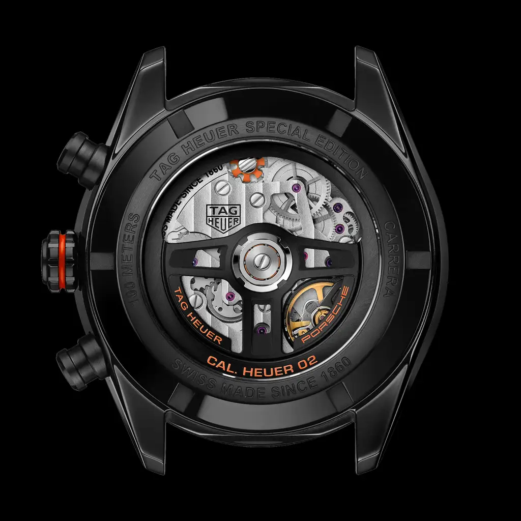 Часы TAG Heuer Carrera Chronograph x Porsche Orange Racing