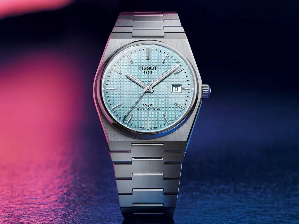 Часы Tissot PRX Powermatic 80 Ice Blue