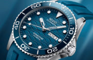 Часы Mido Ocean Star 200C Blue на синем каучуковом ремешке