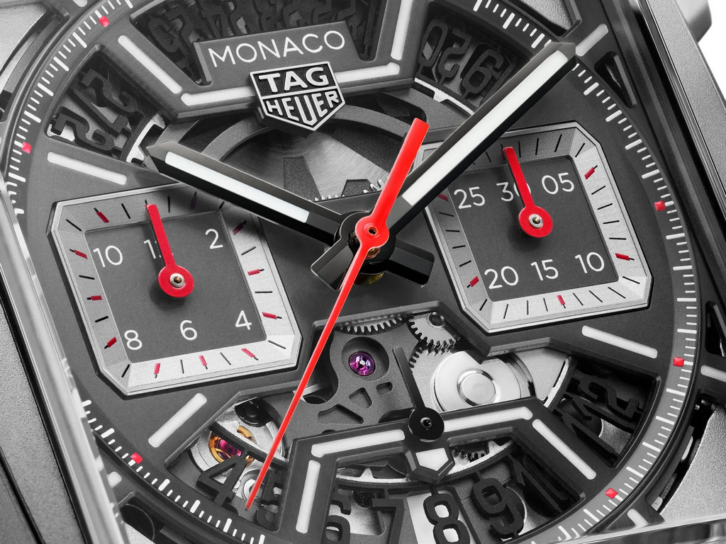 Часы TAG Heuer Monaco Skeleton Chronograph