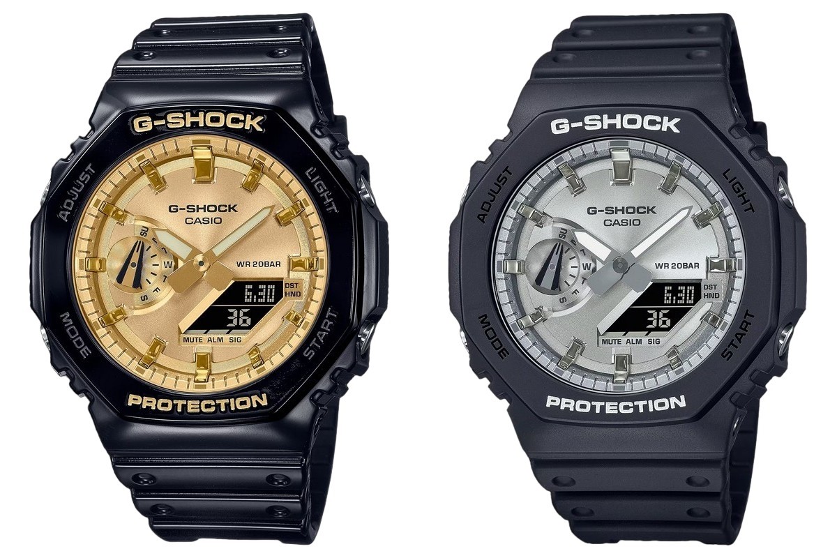 G-Shock GA-2100GB-1A и G-Shock GA-2100SB-1A