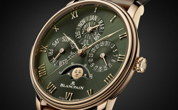 Blancpain Villeret Quantième Perpétuel с зеленым циферблатом