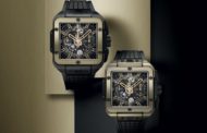 Две модели Hublot Square Bang Unico из материала Magic Gold