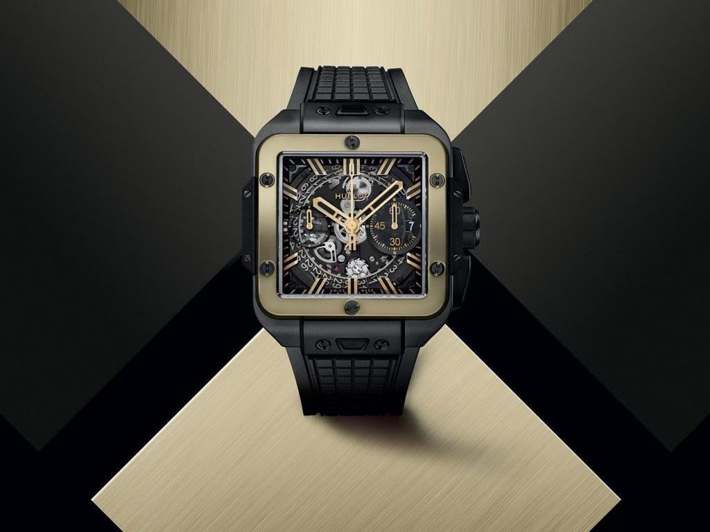 Hublot Square Bang Unico Ceramic Magic Gold