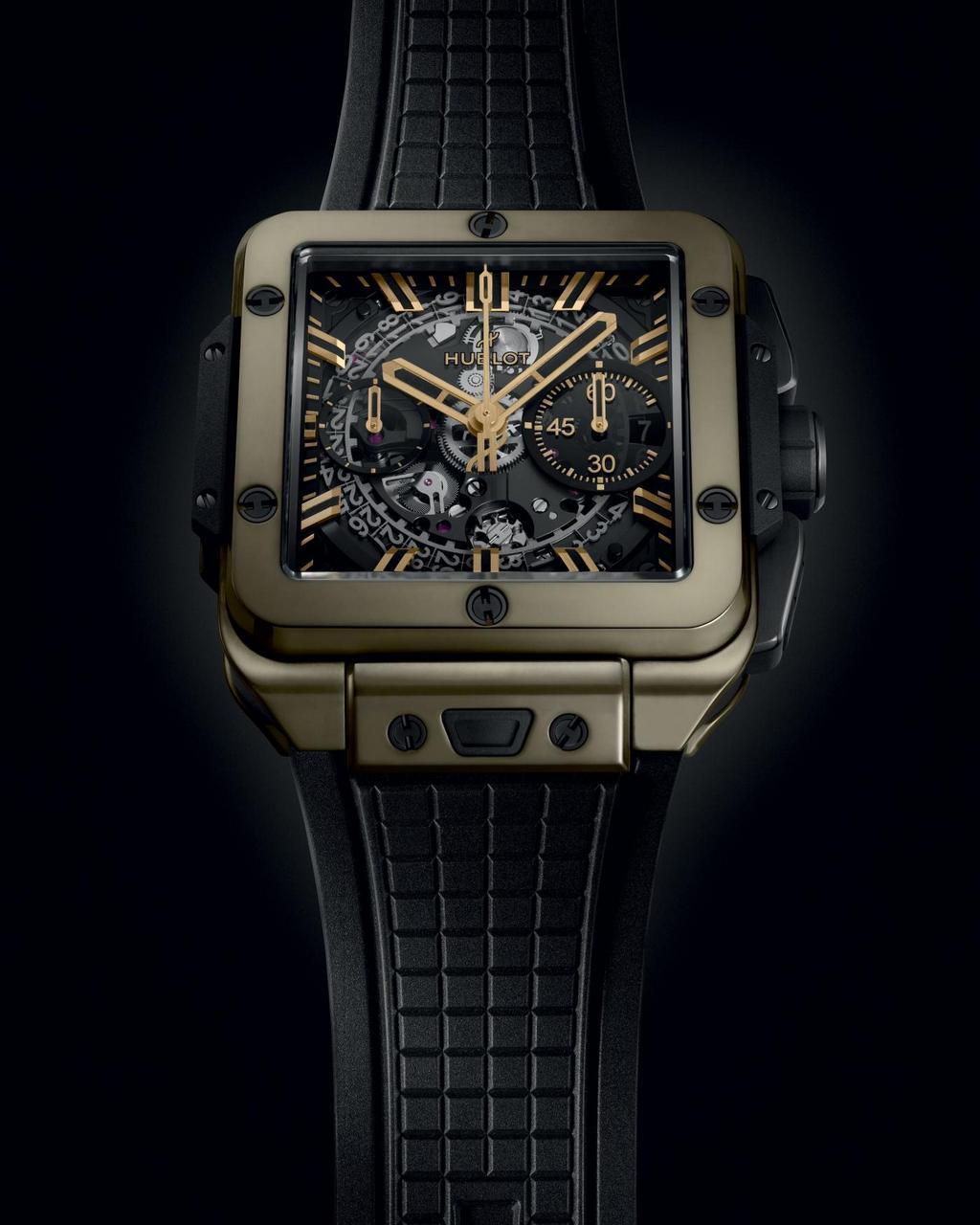 Hublot Square Bang Unico Magic Gold