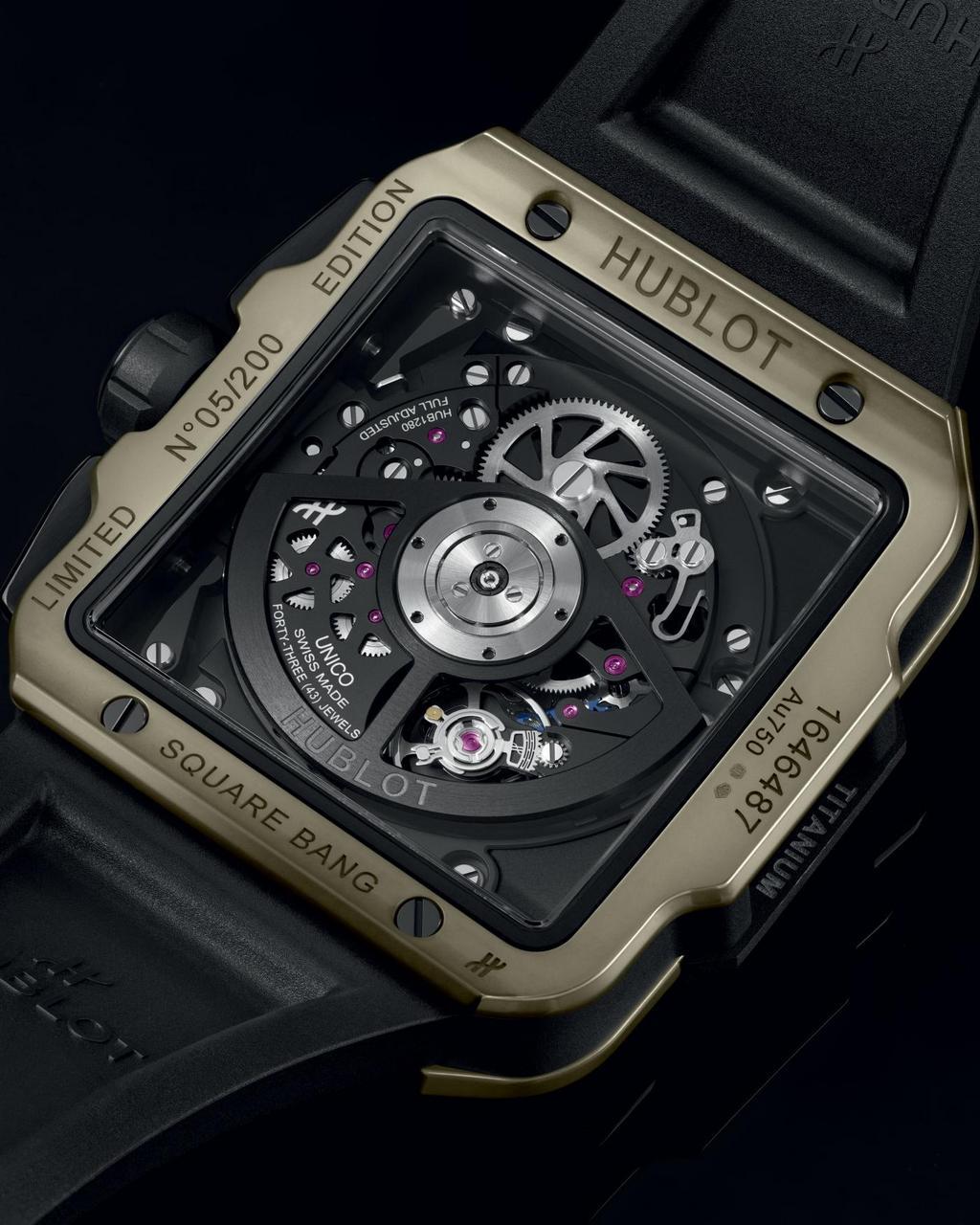 Hublot Square Bang Unico Magic Gold