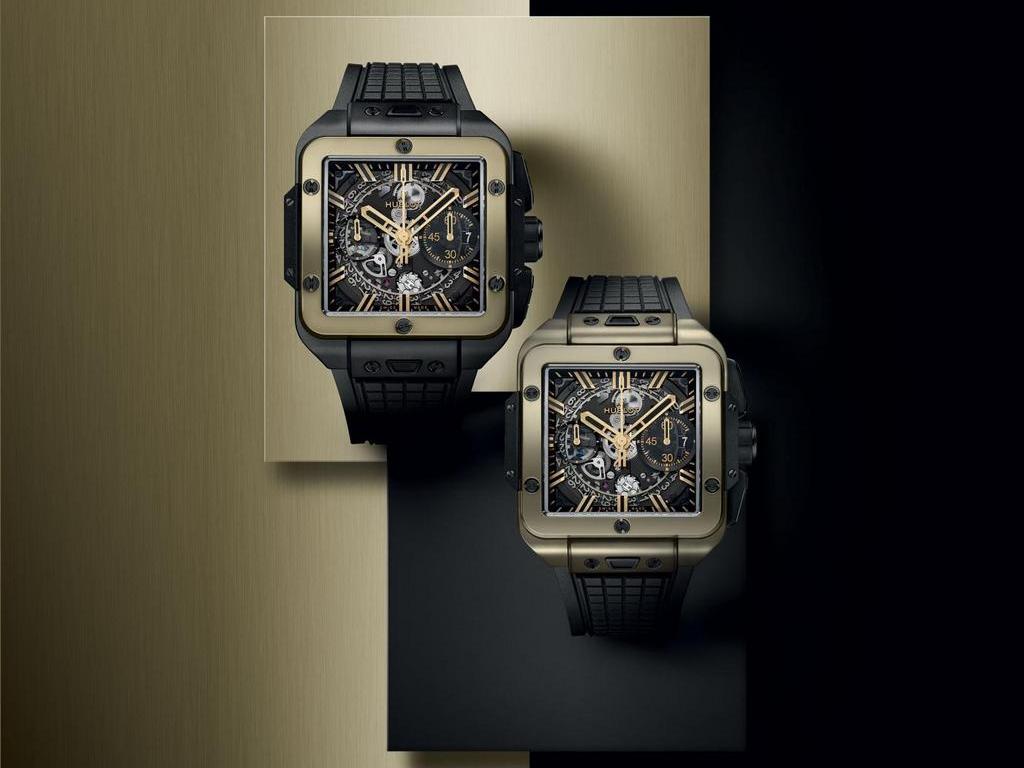 Hublot Square Bang Unico Magic Gold