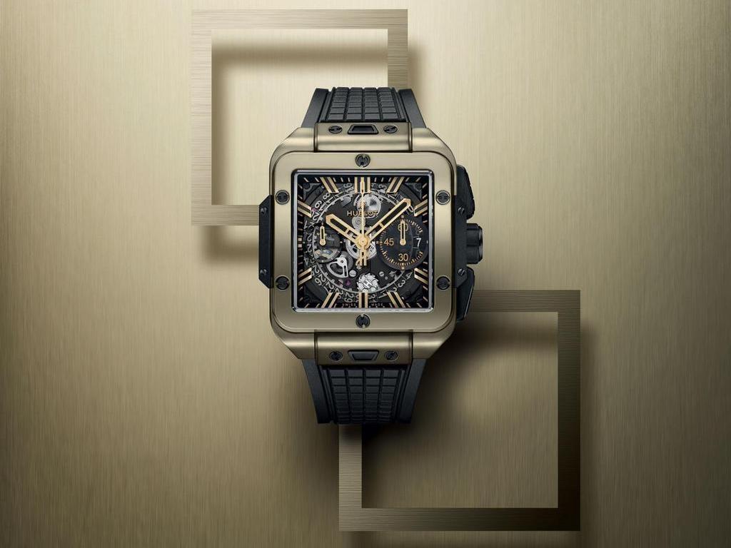 Hublot Square Bang Unico Magic Gold