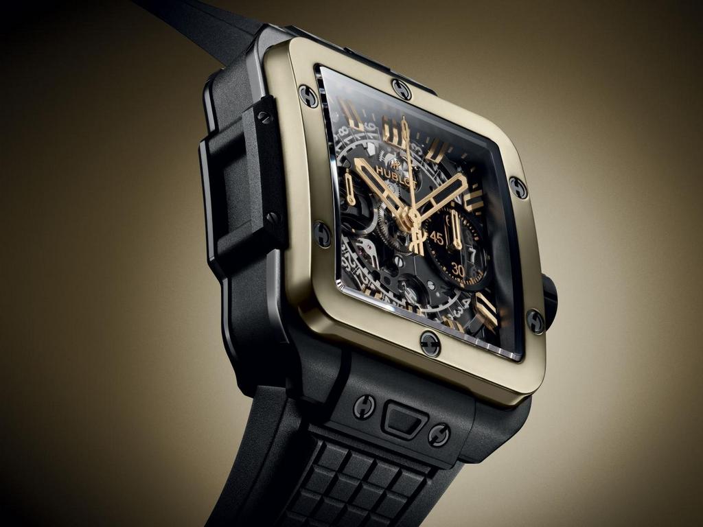 Hublot Square Bang Unico Ceramic Magic Gold