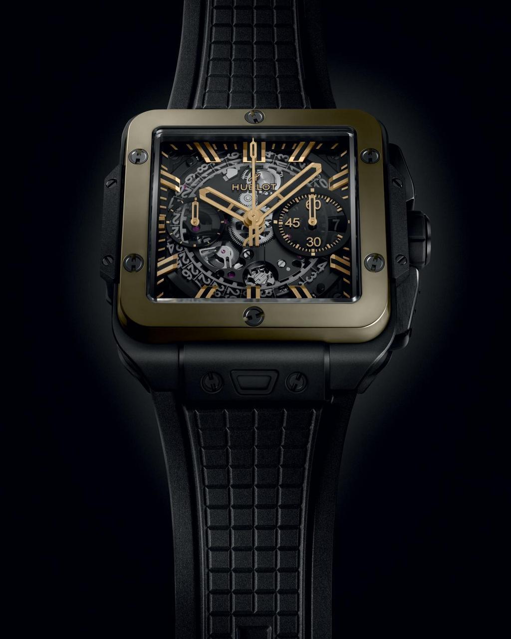 Hublot Square Bang Unico Ceramic Magic Gold