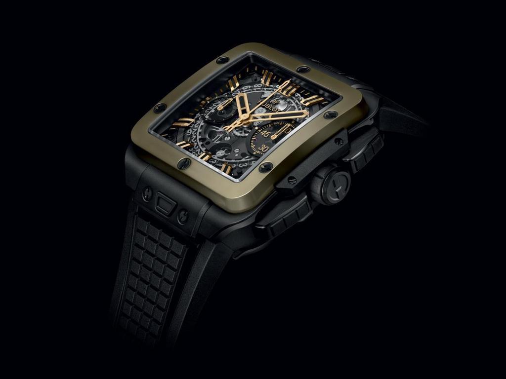 Hublot Square Bang Unico Ceramic Magic Gold