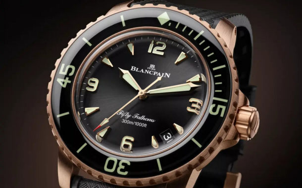 Blancpain Fifty Fathoms Automatique 42mm из золота и титана