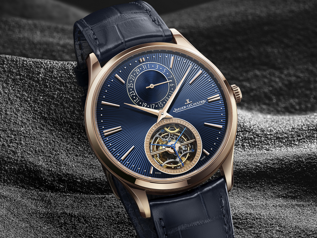 Jaeger-LeCoultre Master Ultra Thin Tourbillon Enamel с синей эмалью