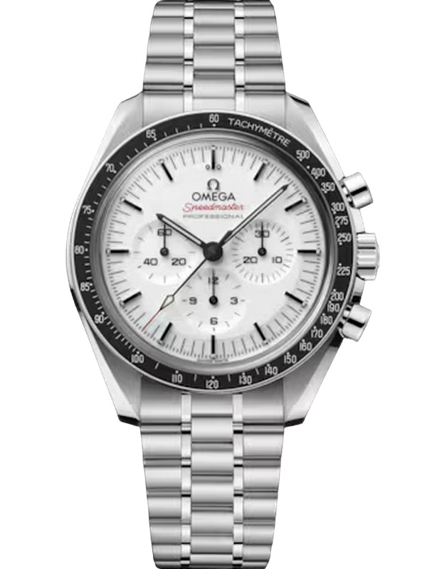 Omega Speedmaster Moonwatch With White Lacquered Dial