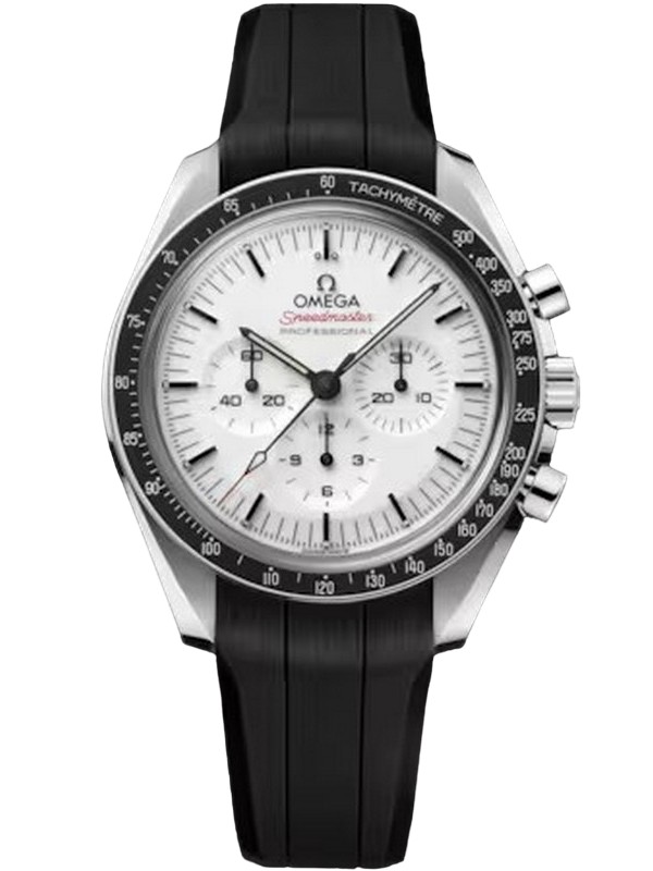 Omega Speedmaster Moonwatch With White Lacquered Dial