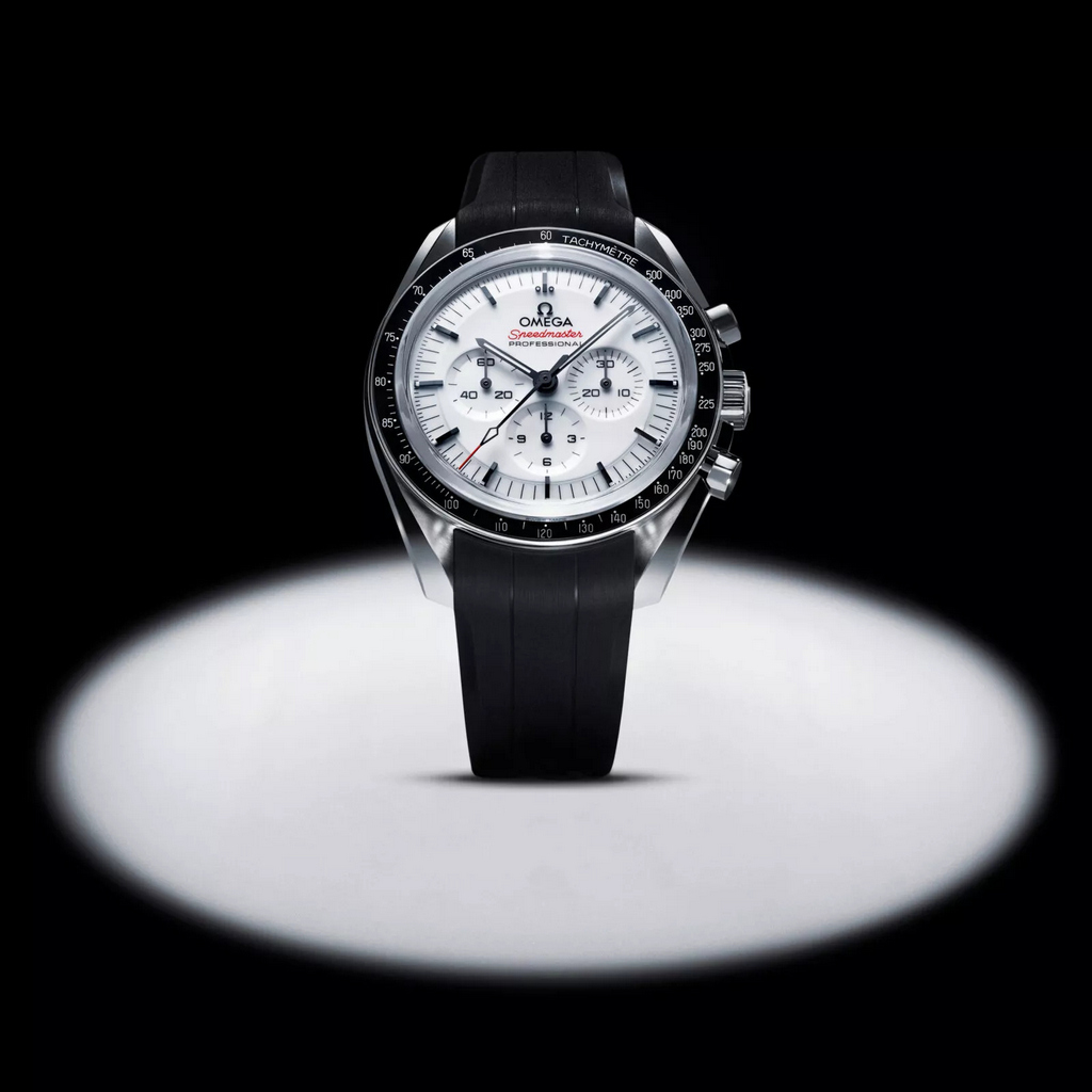 Omega Speedmaster Moonwatch With White Lacquered Dial