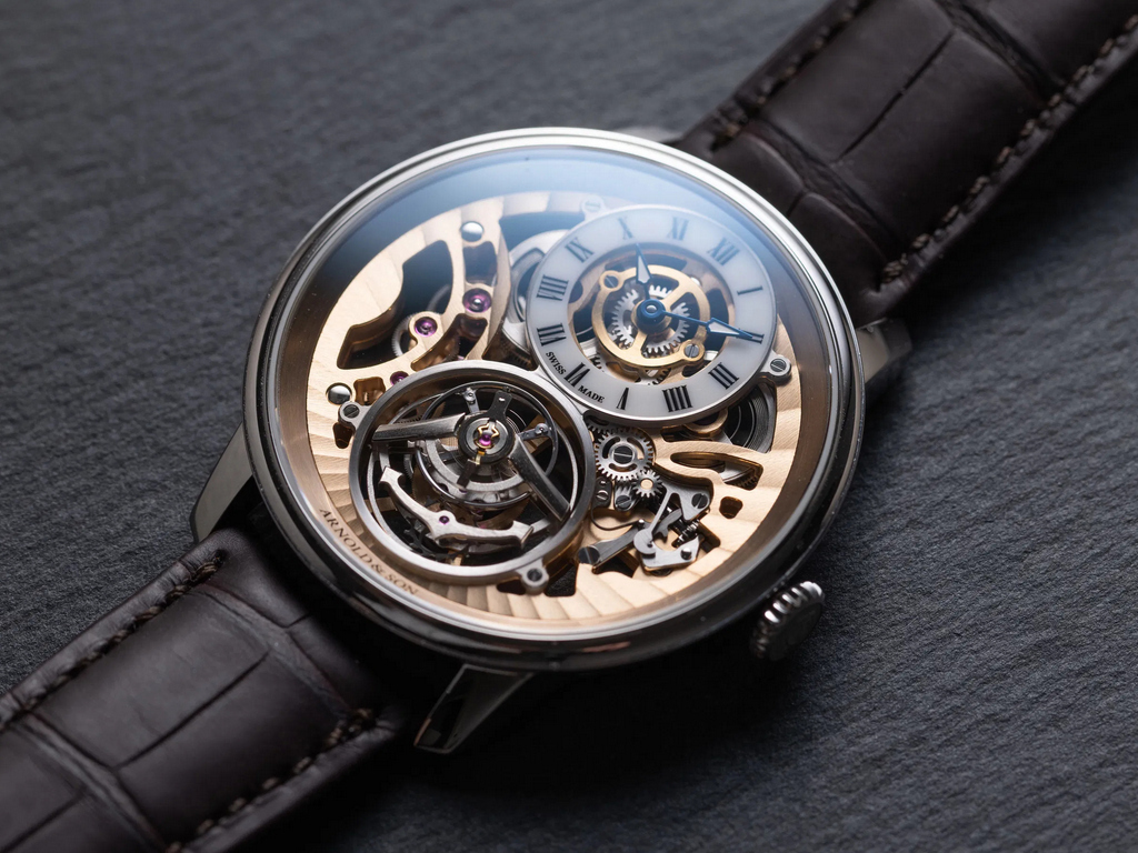 Arnold & Son Ultrathin Tourbillon Skeleton Platinum