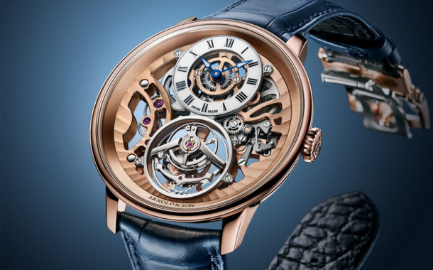 Arnold & Son Ultrathin Tourbillon Skeleton в золоте и платине