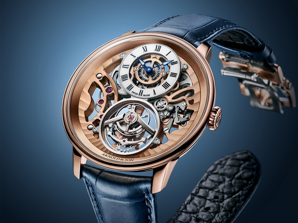 Arnold & Son Ultrathin Tourbillon Skeleton в золоте и платине